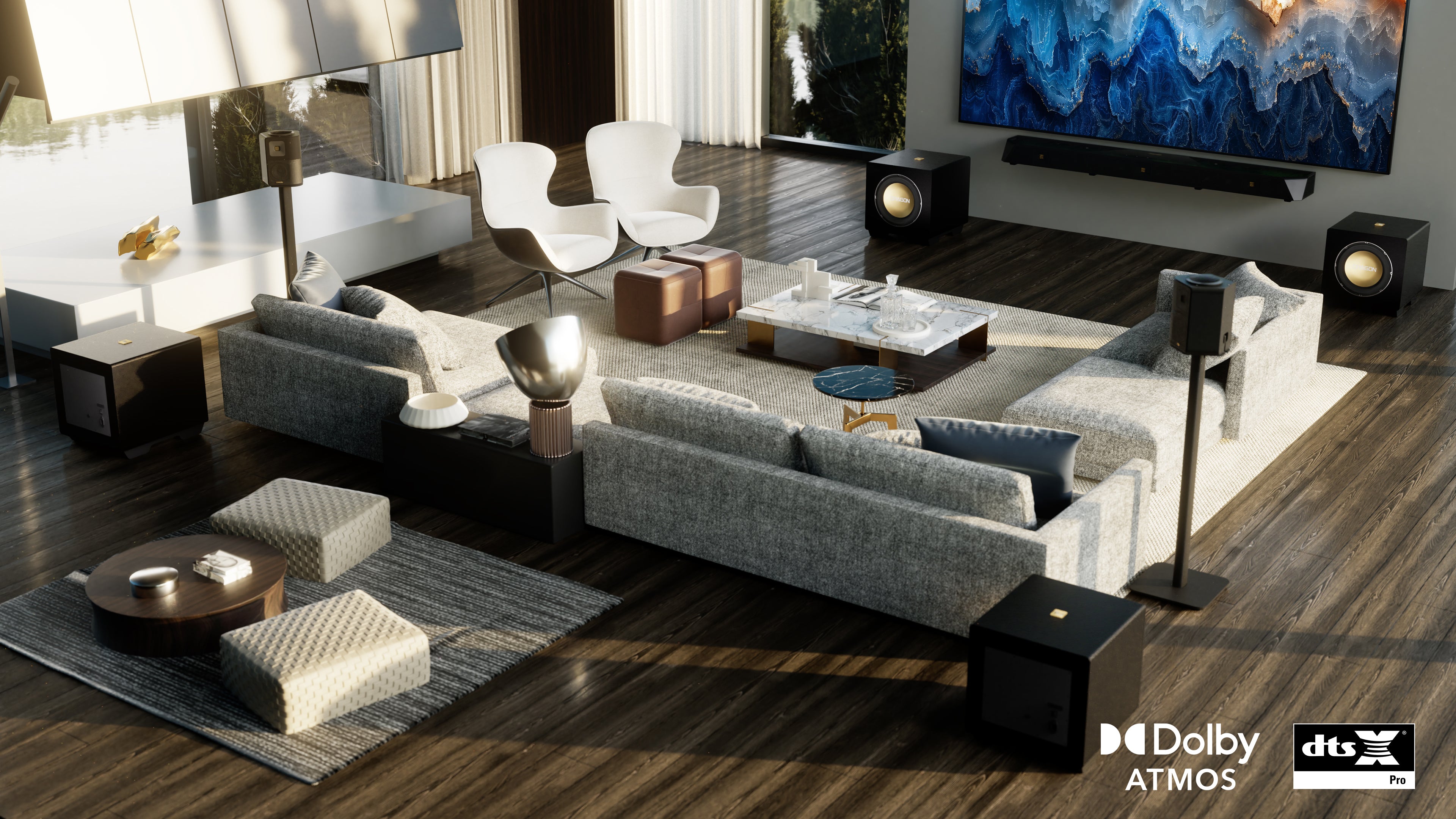 Nakamichi DRAGON Home Surround Sound System (With Quad 12" Subs)