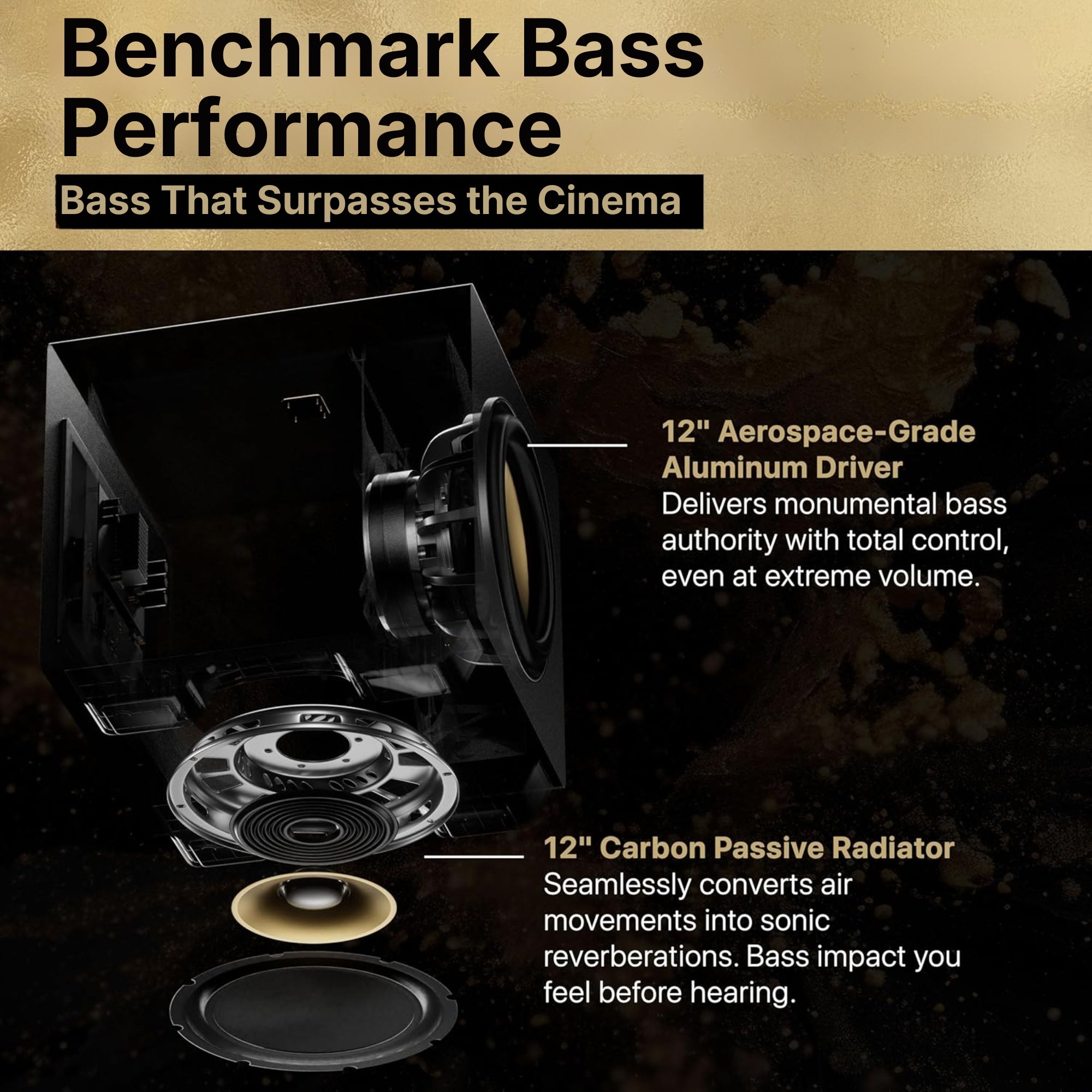Nakamichi DRAGON Home Surround Sound System (With Single 12" Sub)