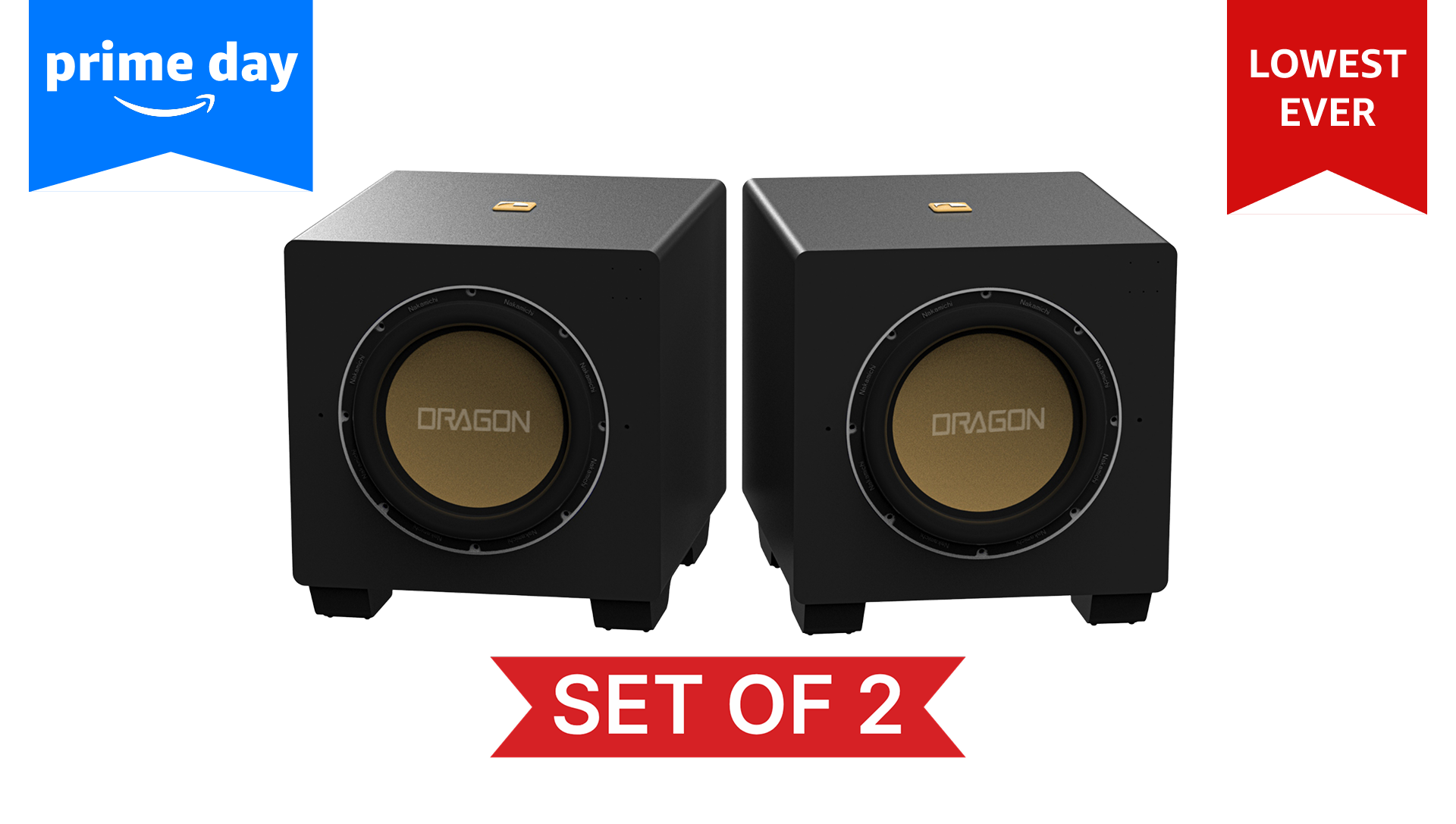 Nakamichi Modular 12" Subwoofer Expansion Bundle (Set of 2)