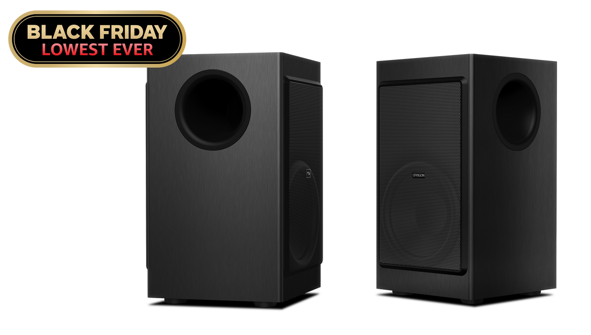 Nakamichi Dual-Opposing 8" Subwoofers (Set of 2), Black Friday