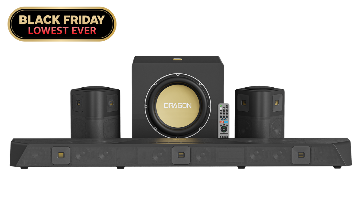 Nakamichi DRAGON system with single 12-inch subwoofer, Black Friday