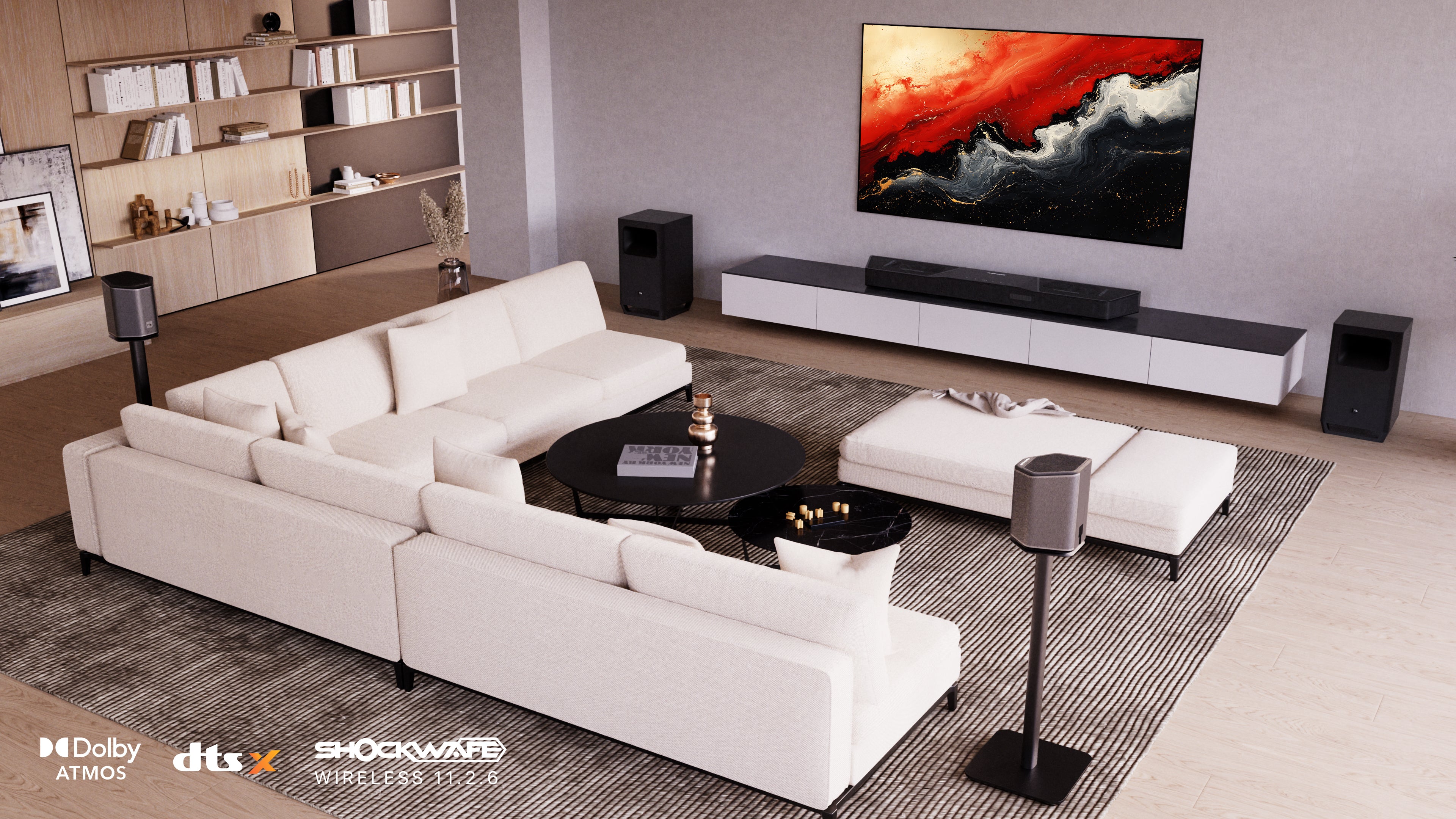 Nakamichi Shockwafe Wireless 11.2.6 Soundbar System