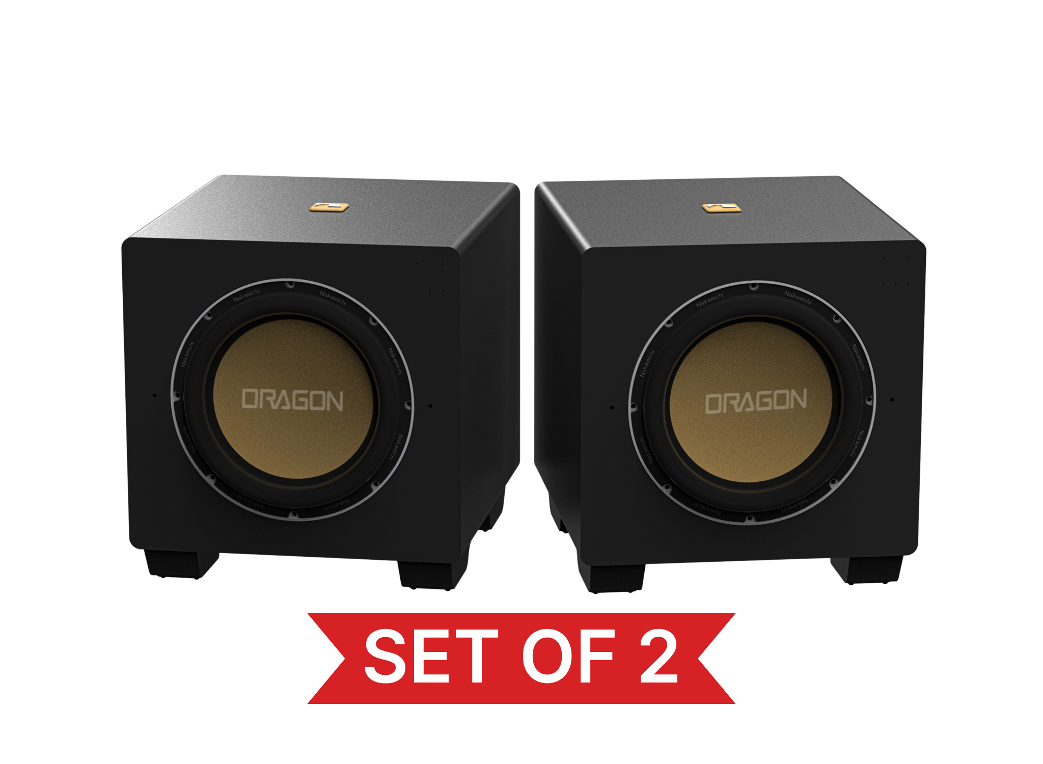 Nakamichi Modular 12" Subwoofer Expansion Bundle (Set of 2)