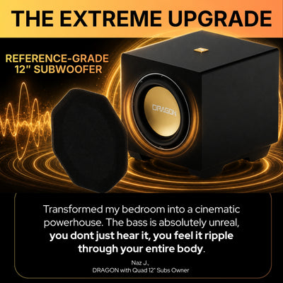 Nakamichi DRAGON Home Surround Sound System (With Quad 12" Subs)