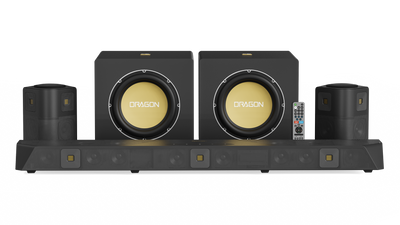 Nakamichi DRAGON Home Surround Sound System (With Dual 12" Subs)