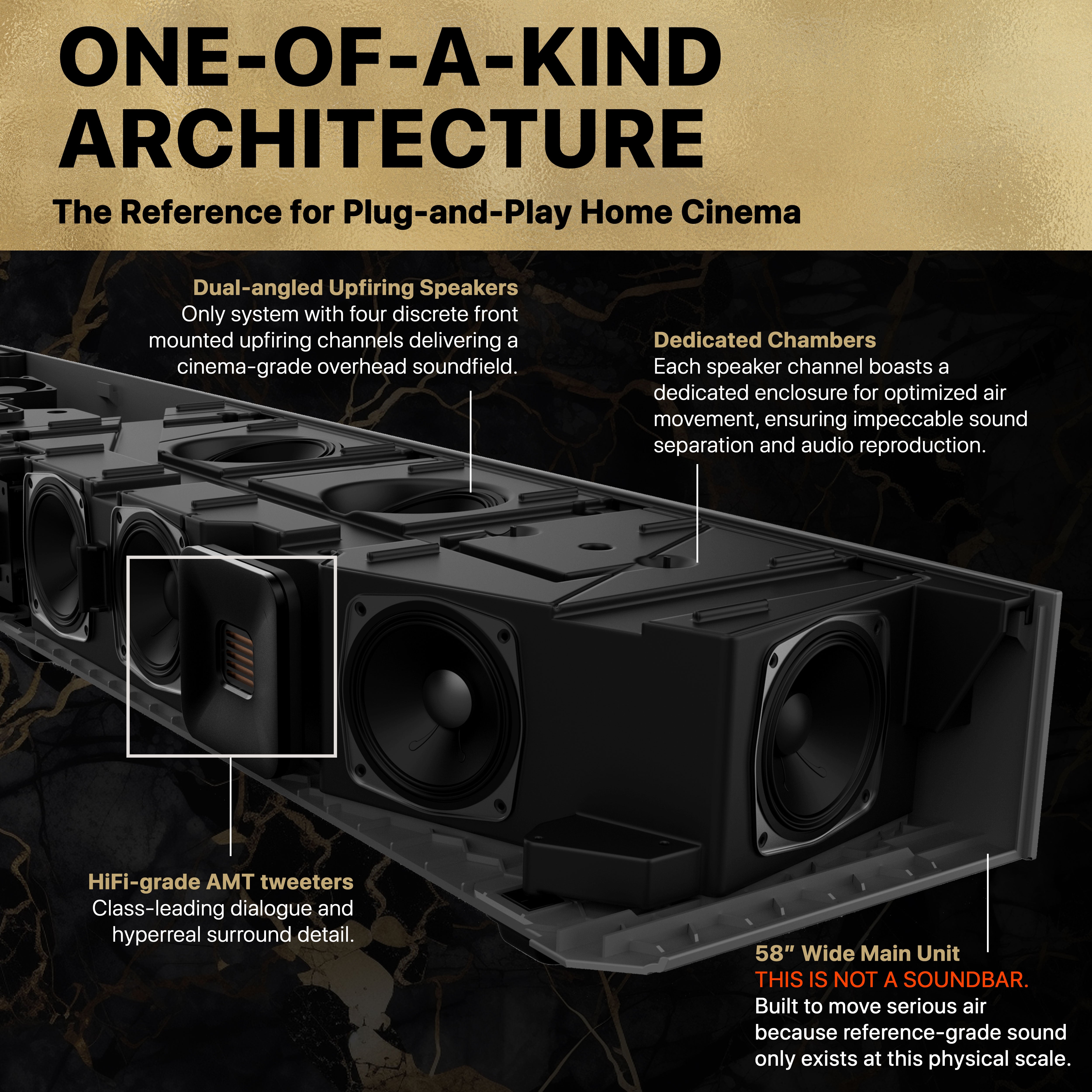 Nakamichi DRAGON Home Surround Sound System (With Dual 12
