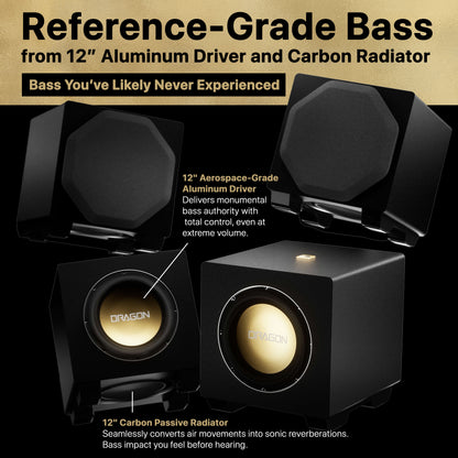 Nakamichi DRAGON Home Surround Sound System (With Quad 12" Subs)