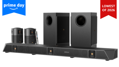 Nakamichi DRAGON Home Surround Sound System (With Dual-Opposing 8" Subs)