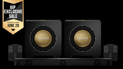 Nakamichi DRAGON Surround Sound System (With Dual 12" Subs)