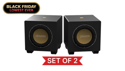 Nakamichi Modular 12" Subwoofer Expansion Bundle (Set of 2), Black Friday
