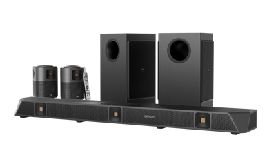 Nakamichi DRAGON Home Surround Sound System (With Dual-Opposing 8" Subs)