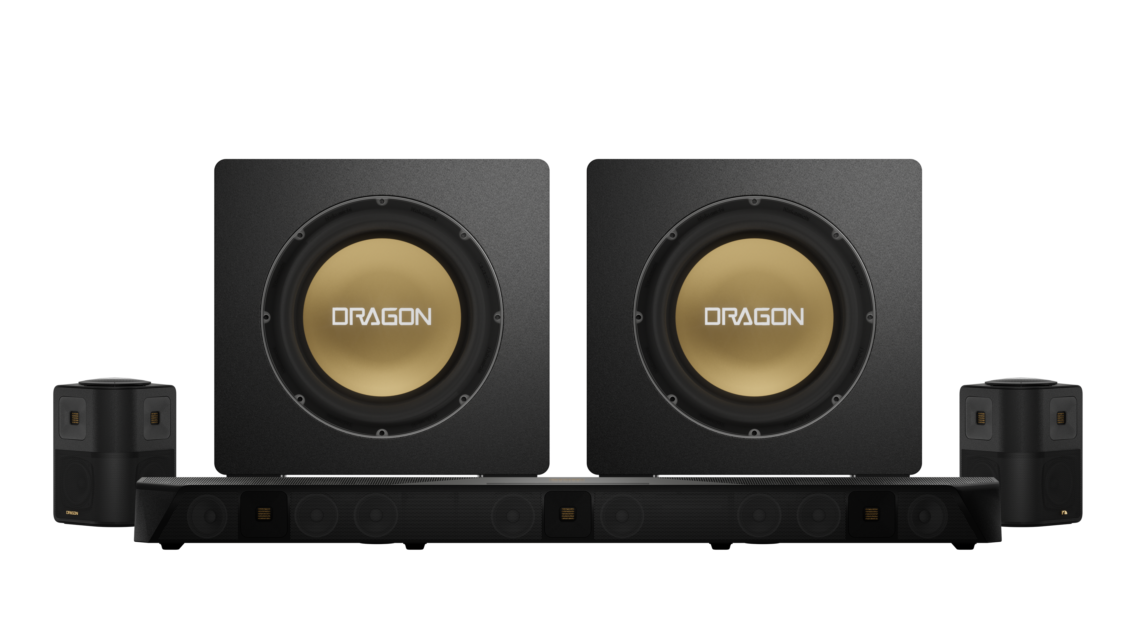 Nakamichi DRAGON Home Surround Sound System (With Dual 12" Subs)