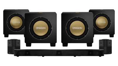 Nakamichi DRAGON Home Surround Sound System (With Quad 12" Subs)