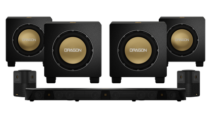 Nakamichi DRAGON Home Surround Sound System (With Quad 12" Subs)