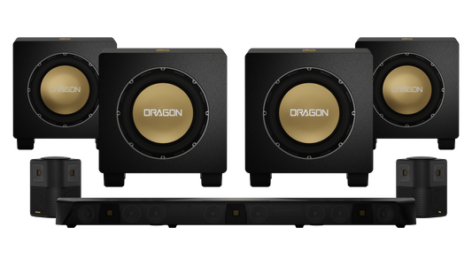 Nakamichi DRAGON Home Surround Sound System (With Quad 12" Subs)